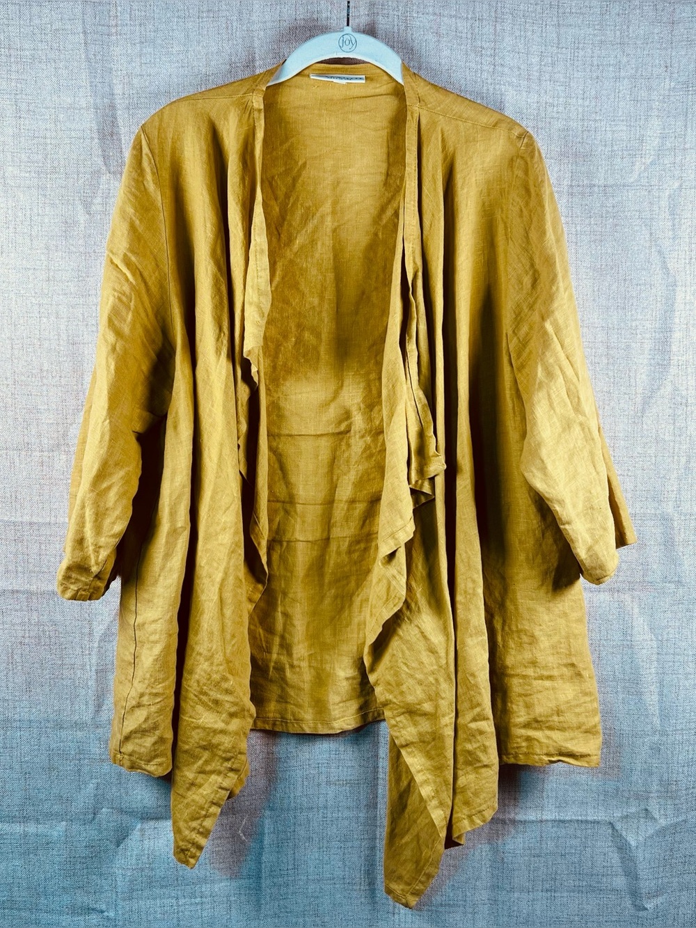 Bryn Walker Linen Cardigan Open Front Shirt Top Lightweight women's Medium
